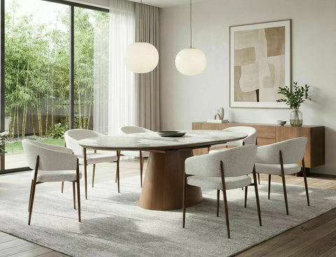 Designer Esstisch Marocco mit Auszug 160–200 cm