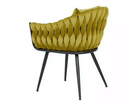 Designer Chair Nivo Velvet Curry 