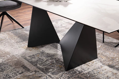 Designer dining table Duna with extension 160 - 240cm 