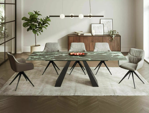 Designer dining table Salvador with extension 160-240 cm