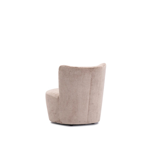 Designer lounge chair Casto Velvet Grey 