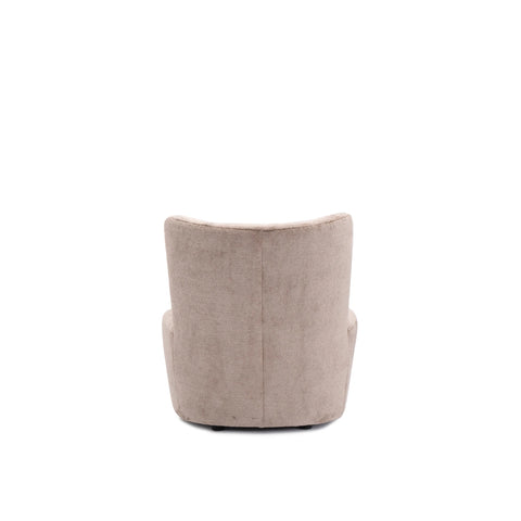 Designer lounge chair Casto Velvet Grey 