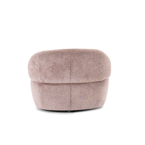 Designer lounge chair Casto Velvet Grey 