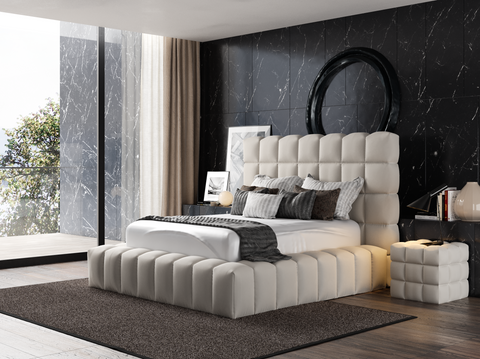 Designer bed Beluga