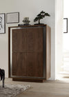 Designer Vitrine Sky Cognac 4-Türig