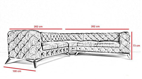 Designer sofa Barca Corner 