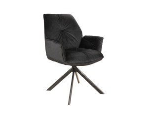 Designer Chair Boog II Velvet Black