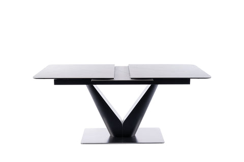 Designer dining table Cane with extension 160-220cm