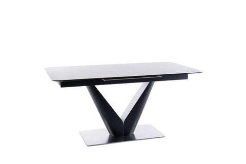 Designer dining table Cane with extension 160-220cm