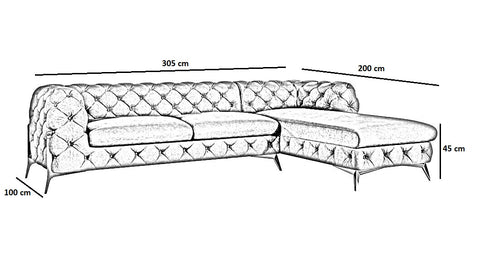 Designer sofa Chelsea One 