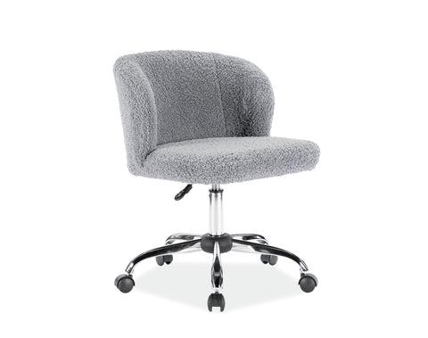 Designer swivel chair Dolly Grey 