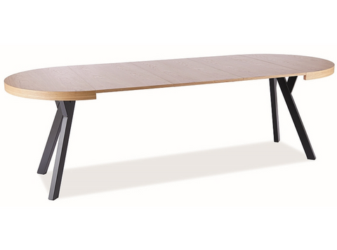 Designer dining table Domicano with extension 100-250 cm