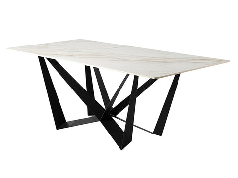 Designer dining table Euphoria White 180 cm