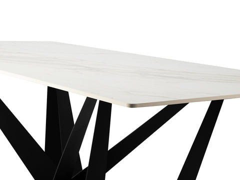 Designer dining table Euphoria White 180 cm