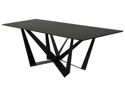 Designer dining table Euphoria Black 180 cm