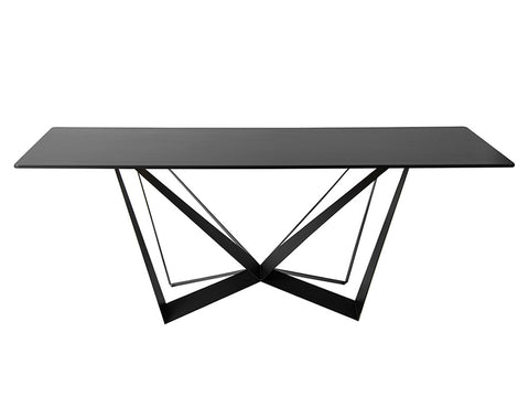 Designer dining table Euphoria Black 180 cm