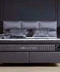 Designer Boxspringbett Hamilton inkl. Matratze & Stauraum - Luxano