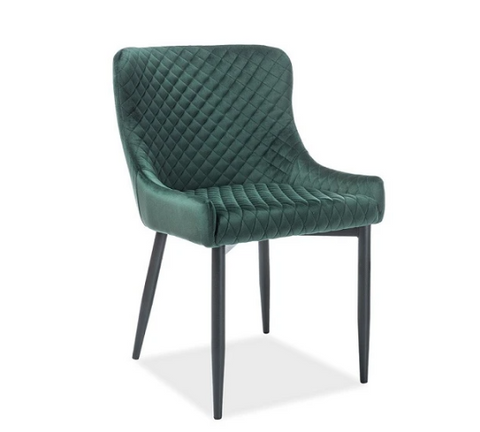 Designer chair Colo Velvet Green 