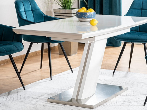 Designer dining table Toronto with extension 120-160cm