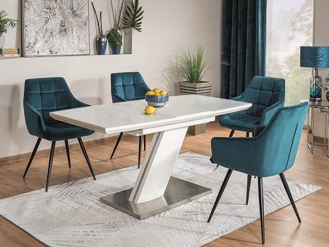 Designer dining table Toronto with extension 120-160cm