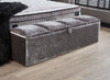 Designer Boxspringbett Venezia inkl. Matratze & Stauraum - Luxano
