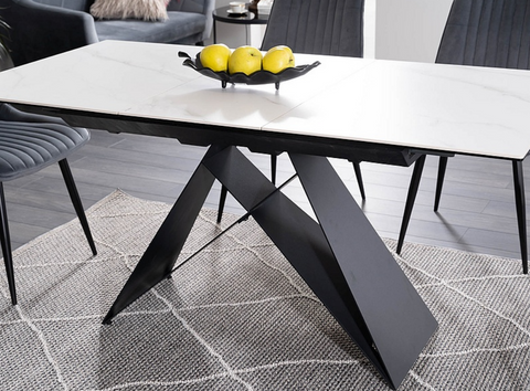 Designer dining table Westin Small with extension 120- 160cm