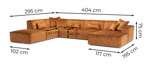 Designer sofa Bellagio Maxi 