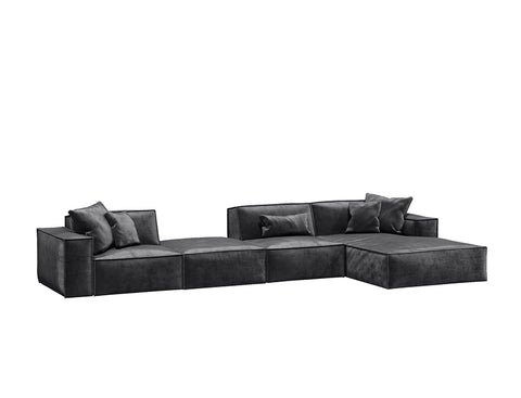 Designer sofa Bellagio One + stool 