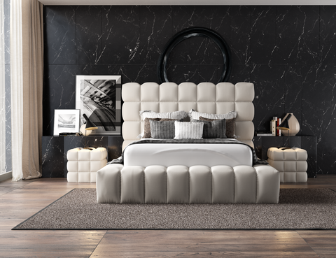 Designer bed Beluga