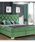 Designer Boxspringbett Leon mit Matratze & Topper - Luxano