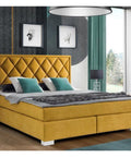 Designer Boxspringbett Leon mit Matratze & Topper - Luxano