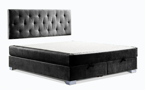 Designer Boxspringbett Multi mit Matratze & Topper - Luxano