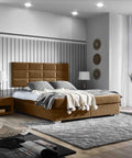 Designer Boxspringbett Multi mit Matratze & Topper - Luxano