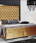 Designer Boxspringbett Venice mit Matratze & Topper - Luxano