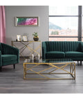 Designer Couchtisch Elegance gold - Luxano