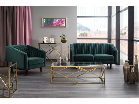 Designer Couchtisch Elegance gold - Luxano