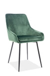 Designer Stuhl Alibi Velvet Green-Luxano