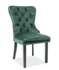 Designer Stuhl Chester Velvet Green-Luxano