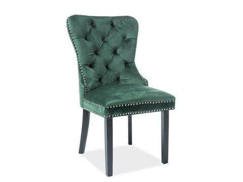 Designer Stuhl Chester Velvet Green-Luxano