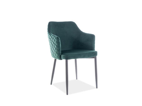 Designer Stuhl Ostra Velvet Green-Luxano