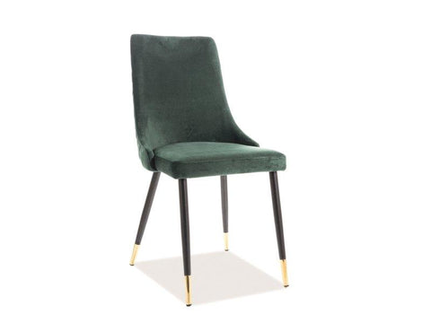 Designer Stuhl Pia Velvet Green-Luxano