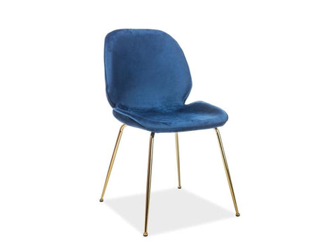 Designer Stuhl Retro Blue-Luxano