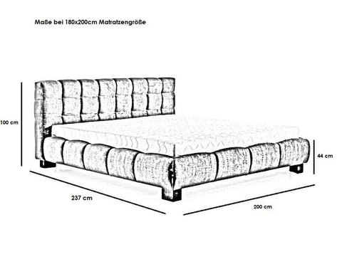 Designerbett Belli - Luxano