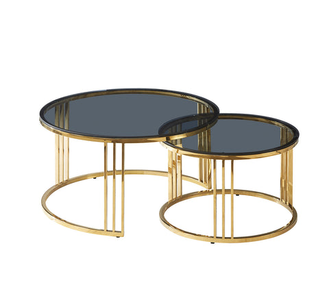 Designer coffee table Noble Gold