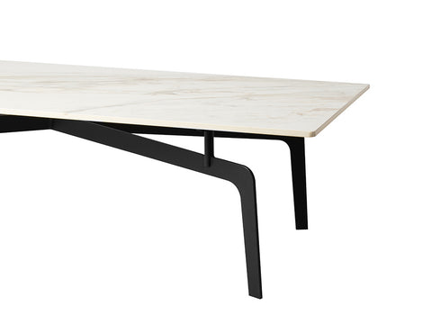 Designer coffee table Noblesse White