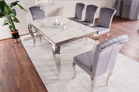 Designer Dining Table Queen White