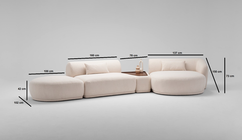 Designer sofa Astoria 